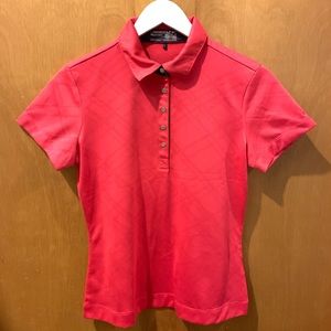 Women’s Nike Polo Dryfit Golf Shirt Pink Sz S